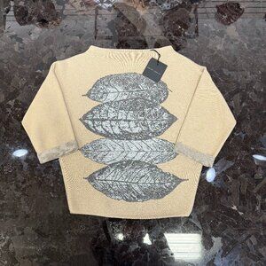 😍OMG! Sarah Pacini Knit One Size Top Oatmeal